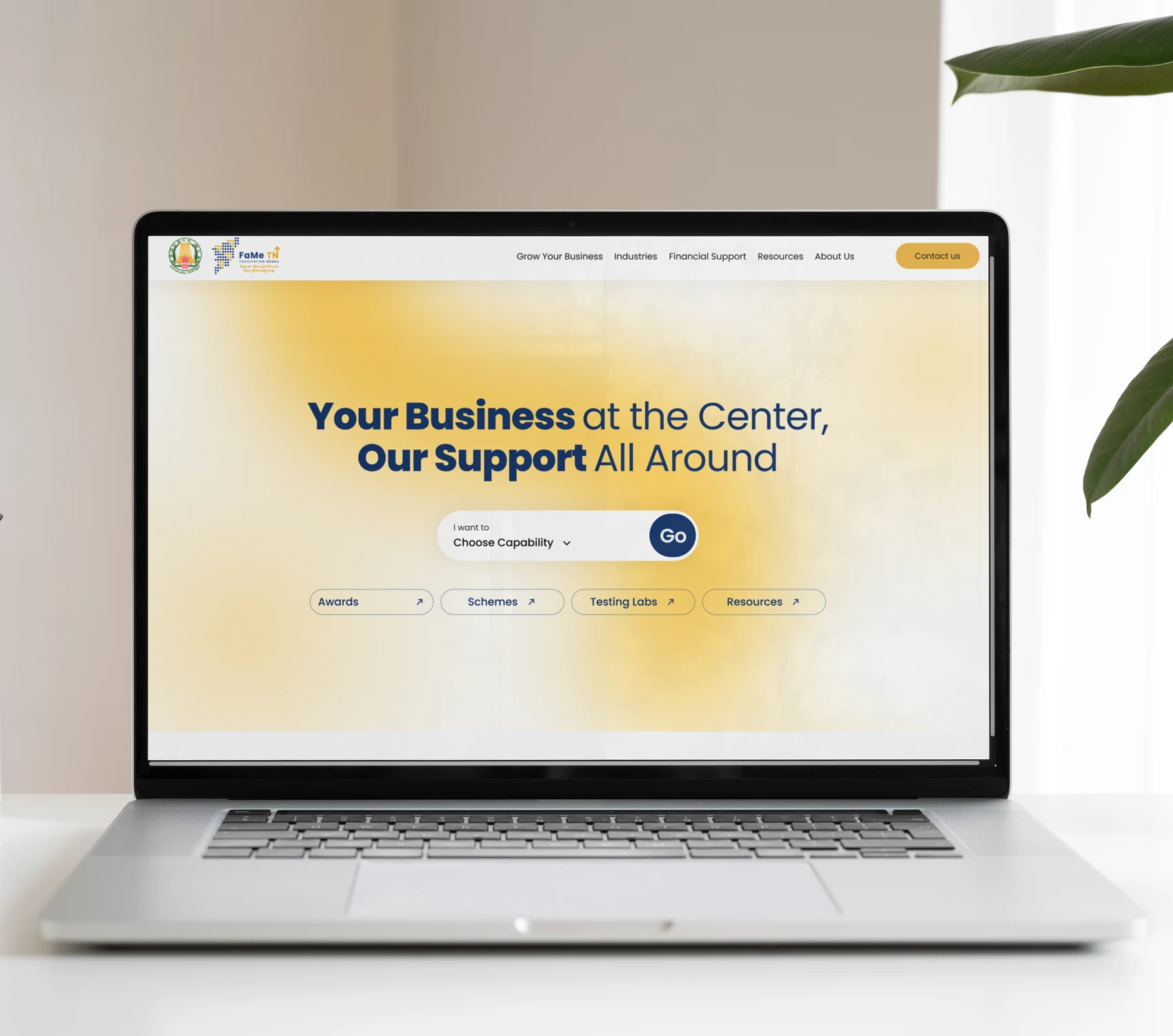 A Modern Website for Promoting MSME Trade and Investment in Tamil Nadu-Cover Photo